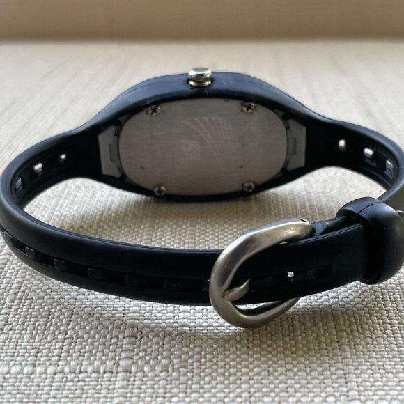 New Balance Women Watch Black Rubber Band Sport Analog Quartz Watch - Picture 9 of 11